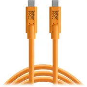 Tether Tools Tetherpro USB-C to USB-C 4.6m - Hi-Visible Orange Cable