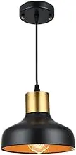 American Retro Style Iron Art Chandelier,E27 Base Single Head Pendant Lamp,Adjustable Height Hanging Light,Living Room Kitchen Ceiling Decoration Lighting Fixtures
