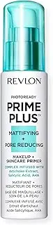 Revlon Photoready Prime Plus Makeup and Skincare Primers, Mattifying and Pore Reducing