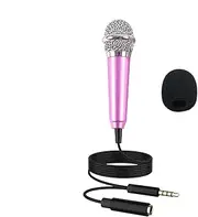 Small Microphone for Podcast, Small Microphone for Video Recording | Compact Speaker Amplifier - Vlogging Microphone, Speaker Amplifier for Singing, Podcasting
