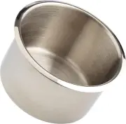 Jumbo, Single, Stainless Steel Drop-In Cup Holder by Brybelly