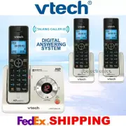 VTECH DECT 6.0 LS6425-3 CORDLESS PHONES W/ TALKING CALLER ID & ANSWERING MACHINE