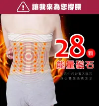 在飛比找PChome24h購物優惠-【JS嚴選】銷售冠軍養生磁石腰帶(磁石腰帶+爆汗腰夾)