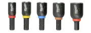 Milwaukee 49664563 - Shockwave Insert Nutdriver Kit 5 Piece 1/4", 5/16", 3/8", 7/16", 1/2"