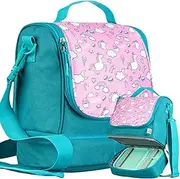 Children's Shoulder Bag - Toniebox & Tigerbox Transport Bag for Children - with Insulated Lunch Box Compartment and Space for up to 30 Figures