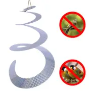 Birds Scare Tape Reflective Pigeons Ribbon Repellent Deterrent Tapes Discs;UU