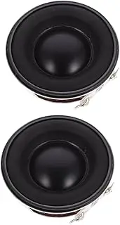 ULTECHNOVO 2pcs Full Range Rubber Edge Speaker Replacement Kit for Powered Speaker Projects Home Audio Systems and Desktop Computers Deep Bass Response and Easy Installation