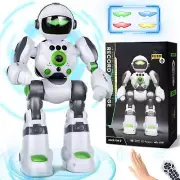 Zreswap Robot Toys Gift for Kids: Remote Control Robot Programmable Robot wit...