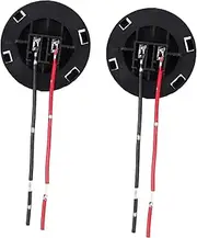 2pcs Korean Headlight Stand Car Bulb Holder Lamp Base Connector Headlight Adapter Automotive Accessory Bulb Holder Socket for Automotive Car Accessory Vehicle Part Plastic Black