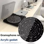 Vinyl LP Gasket Dust-proof Gramophone Acrylic Record Player Music Element Circle