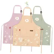 Aprons for Women with Pockets, 3 Pack Womens Aprons Adjustable Floral Floral B