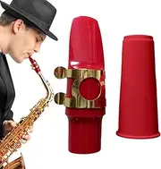 Mouthpiece for Alto Saxophone,Woodwind Instrument Mouthpiece with Ligature and Cap - 1 Reed, Sound Developer for Any Musical Setting