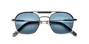 Etnia Barcelona Hamilton Sun SLBL Men's Sunglasses Silver Size 51