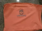 Peach Tube Set Creative Vizionz WorldWide M Medium Peach / Pink top and shorts