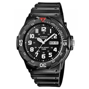 【CASIO】 潛水風尚 運動錶-黑面白刻度 (MRW-200H-1B)