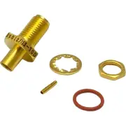 2004-8006-90 M39012/83-3006 Omni Spectra Sma (m) Jack Bulkhead Coaxial Connector