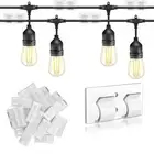10Pcs Wire Holder Traceless Hooks String Lights Clips Indoor Outdoor