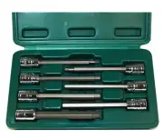 ATD 7pc SAE Extra Long Hex bit Socket Set, 3/8" dr, Lifetime Warranty! #13786