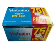Box VERBATIM DataLife MF 2HD 3.5" Microdisks 75 Pack (70 Disks) Formatted IBM
