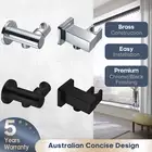 Water Inlet Wall Elbow Connector Hand Held Shower Head Hose Holder Swivel Brass