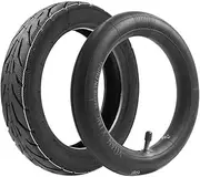 LUNCHS 10x2.125 Outer Tire 10 Inch Inner Tube Tyre Compatible with Segway Ninebot F20 F25 F30 F40 Electric Scooter Front and Rear Wheel Tires Parts(1 Set)