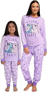 [Disney] Lilo And Stitch Pajamas | Stitch And Angel Girl Pajamas | Mom And Daughter Matching Pajamas | Matching Pajamas, women, Small