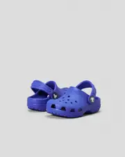 [Crocs] Crocs Toddlers' Classic Clogs Shoes in Blue Bolt 0 Blue Bolt