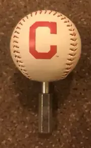 Cleveland Indians MLB Beer Tap Handle Baseball Rawlings Kegerator Bar