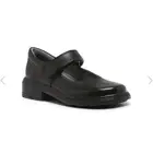 Clarks Indulge Junior Black Leather Comfort Girls Kids School Shoes