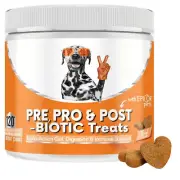NutriPaw Pre Pro Postbiotic Digestive Treats For Dogs - Gut Health, Sensitive