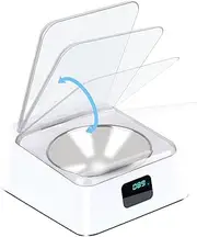 Smart Pet Feeder, Infrared Sensor Switch Cover Cat Feeder, Battery Powered Intelligent Automatic Opening Lid Dog Feeder, Pet Food Dispenser for Pet, Cat and Dog, Dishwasher Safe