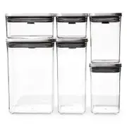 Oxo Steel 6 Piece Pop Container Set