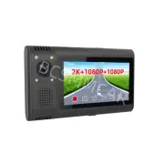 2K HD WiFi 3 Lens Dash Cam Car DVR Driving Recorder Front/Inside/Rear Cameras (for: Volvo)