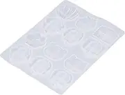 DIY Making 6 Shape Reusable Translucent Resin Key Cover MoldFlexible Silicone Material House Key Cover MoldEpoxy Resin for