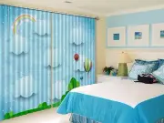 3D Cloud sky 46 Blockout Photo Curtain Printing Curtains Drapes Fabric Window AU