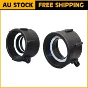 2pcs 1000L IBC Water Tank 60mm 2'' Valve Adapter Connector Barrels Fitting Parts
