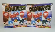Kids Giant Inflatable Boxing Gloves, 2 Sets 4 Total, 2 Repair Patches, NEW