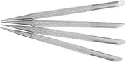MOTHNUR Nail Tools Set 4pcs Cuticle Pusher Stainless Steel Nail Cuticle Remover for Manicure and Pedicure