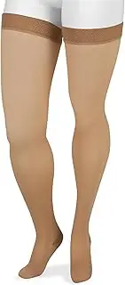 Juzo Basic Thigh High w/Silicone Dot Band 30-40mmHg Closed Toe, IV, beige