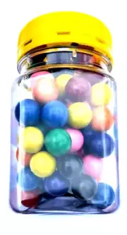 50 Magnetic Marbles 1.6cm in JAR Hands On Teaching Resources for School or Home