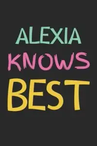 在飛比找博客來優惠-Alexia Knows Best: Lined Journ