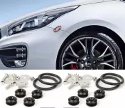 8 Pcs Black Quick Release Fasteners Kits For VW Audi Front Rear Bumper Fender (for: Audi)