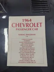 1964 CHEVROLET wiring diagram book **RARE**