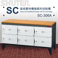 在飛比找Yahoo!奇摩拍賣優惠-SC-306A 樹德 SC風格置物櫃/臭氧科技鞋櫃