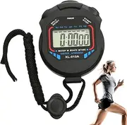 Timer, Portable Handheld Countdown , Large Display Digital Pocket Watch with Alarm Function for Sports Coaches, Fitness Coaches, Referees