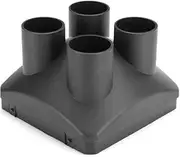 ZFGVGNMTYA Air Vent Ducting 1 Hole Pipe Outlet Exhaust Connector Joiner Fit for Webasto Fit for Eberspaecher Diesel Parking Heater Accessory Heater Components(5)