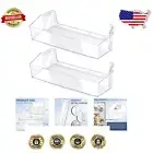 Dual Pack Whirlpool Refrigerator Door Shelf Bins for Efficient Kitchen Storage