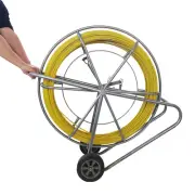 12mm Fish Tape Fiberglass Wire Cable Running Rod Duct Rodder Fishtape Puller