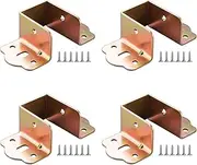 THE STYLE SUTRA® 4 Pieces Bed Rail Brackets Bed Frame Brackets Bed Frame Hardware 32mm | Home & Garden | Furniture | Beds & Mattresses | Bed & Waterbed Accessories