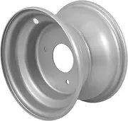 HAWILLOSCH 3 Beach Motorcycle Accessories Atv Wheel Rim Replacement Go Kart Wheel Rim Atv Wheel Hub Rim Wheel Rim Go Kart Wheel Rim Atv Go Kart Wheel Hub Rim Go Kart Rim Assembly Silver Iron